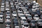 وضعیت جاده ها / ترافیک در آزادراه کرج - تهران سنگین است