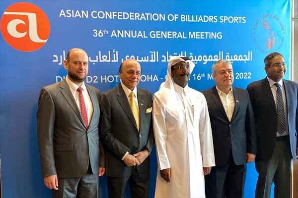 ابقای اسکندری در سمت نائب رئیسی کنفدراسیون ورزش های بیلیاردی آسیا