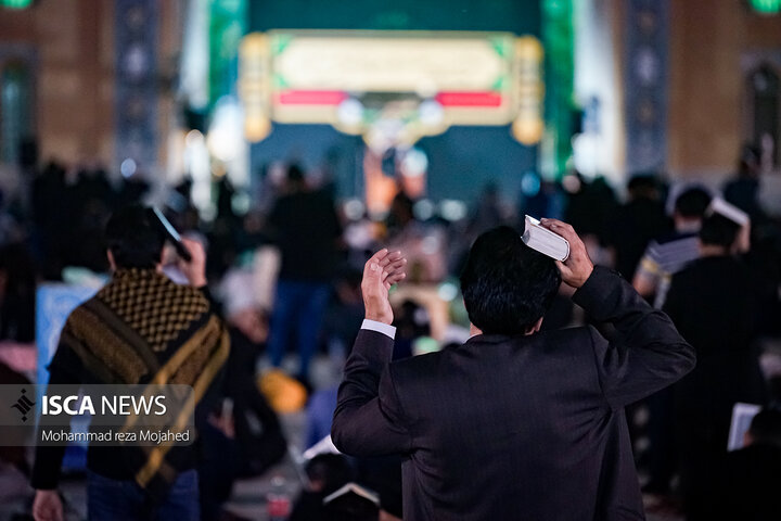 مراسم احیای شب نوزدهم ماه مبارک رمضان در مسجد مقدس جمکران