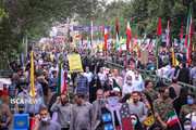 برگزاری راهپیمایی روز قدس در دفاع از مردم مظلوم فلسطین در تهران