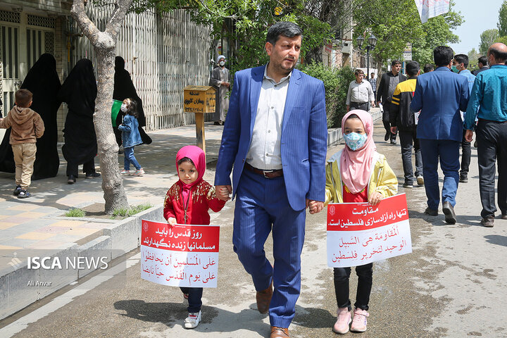راهپیمایی روز قدس در اردبیل