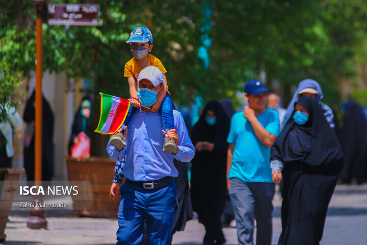 خروش مردم انقلابی یزد در راهپیمایی روز قدس