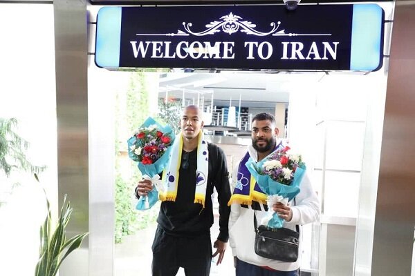 ورود دو ستاره والیبال جهان به تهران+ عکس