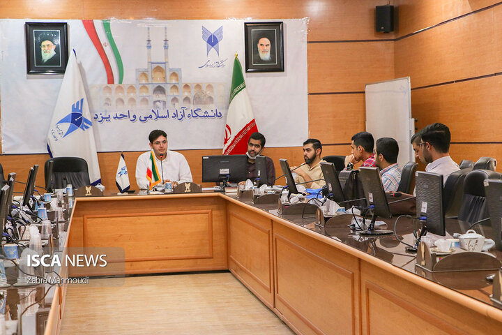 جلسه ماهانه خبرنگاران دفتر خبرگزاری ایسکانیوز استان یزد
