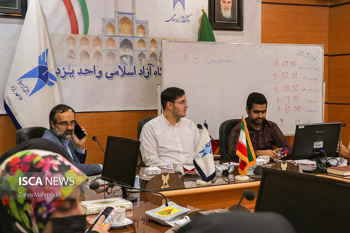 جلسه ماهانه خبرنگاران دفتر خبرگزاری ایسکانیوز استان یزد