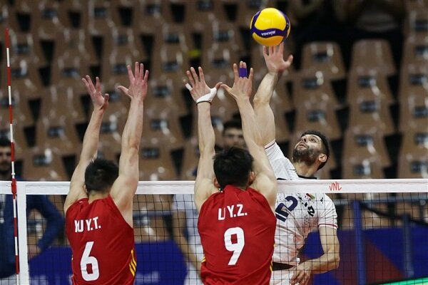 لیگ ملت‌های والیبال ۲۰۲۲ / اولین پیروزی ایران برابر چین با نتیجه ۳ بر ۱