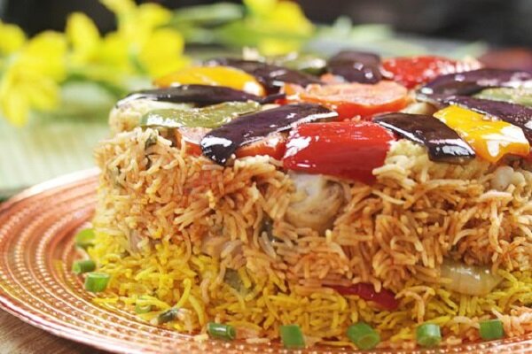 آموزش آشپزی/ طرز تهیه مقلوبه پلو با مرغ و بادمجان
