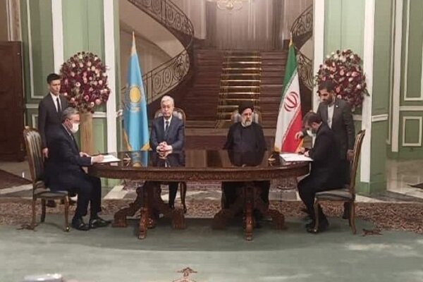 امضای ۹ یادداشت تفاهم و سند همکاری بین ایران و قزاقستان + فیلم