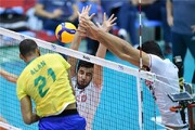 شکست تیم ملی والیبال ایران در جدال نفسگیر با برزیل