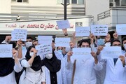 هفتمین روز تجمع کارورزان علوم پزشکی ایران/ ماجرای اعتراض دانشجویان چیست؟