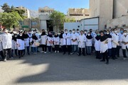 تجمع کارورزان علوم پزشکی شهید بهشتی در ۵ بیمارستان تهران/ مطالبه اینترن‌ها چه بود؟