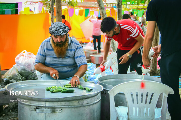 آماده سازی و برگزاری پویش هدیه اسباب بازی در مهمانی ١٠ کیلومتری عید غدیر