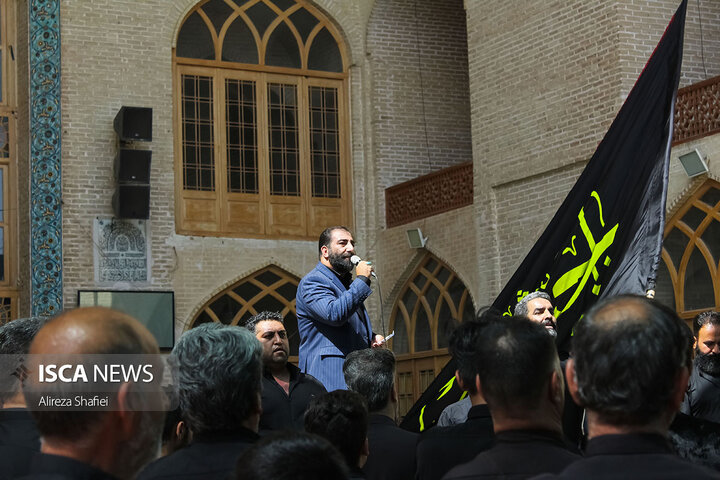 مراسم عزاداری هیئت های استان یزد در مسجد ملااسماعیل