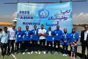 تیم‌های قایقرانی مردان و بانوان دانشگاه آزاد قهرمان کاپ روئینگ آسیا شدند