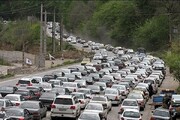 وضعیت جاده‌ها/ ترافیک سنگین در محور چالوس و فیروزکوه