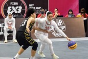 دختران بسکتبال سه نفره ایران در گام اول کاپ آسیا شکست خوردند