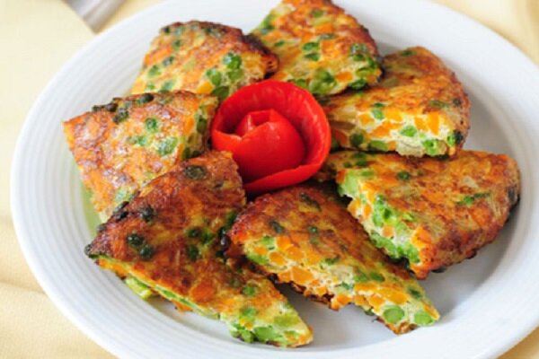 آموزش آشپزی / طرز تهیه کوکوی نخود و هویج