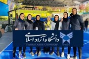 بانوان بسکتبالیست دانشگاه آزاد اسلامی چهارم جهان شدند