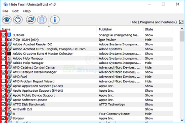 آموزش مخفی کردن برنامه‌های نصبی در ویندوز۱۰