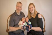 تولد دوقلویی که رویان آنها ۳۰ سال پیش منجمد شده