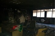 واکنش بسیج دانشجویی دانشگاه صنعتی شریف به آتش‌سوزی دفتر این تشکل