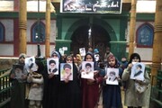 کمپین پوستر همبستگی با آیت‌الله خامنه‌ای رهبر انقلاب اسلامی در کشمیر برگزار شد + فیلم