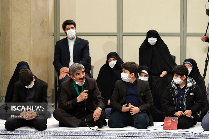 دیدار خانواده شهدای حادثه‌ تروریستی شاهچراغ شیراز با رهبر انقلاب