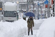 توفان زمستانی در ژاپن جان ۱۳ تن را گرفت