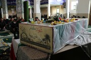 آیین استقبال و وداع با شهید گمنام در واحد سمنان برگزار شد