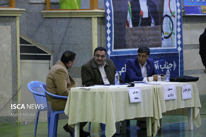 مسابقات تکواندو پسران دانشگاه آزاد اسلامی کشور در همدان