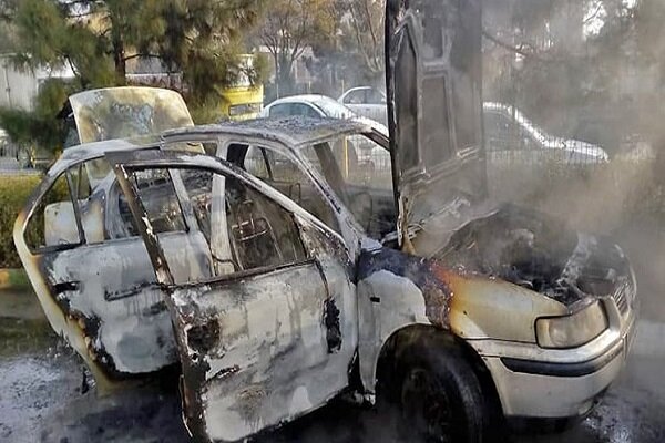 آتش زدن عمدی خودرو با انگیزه اختلاف خانوادگی 