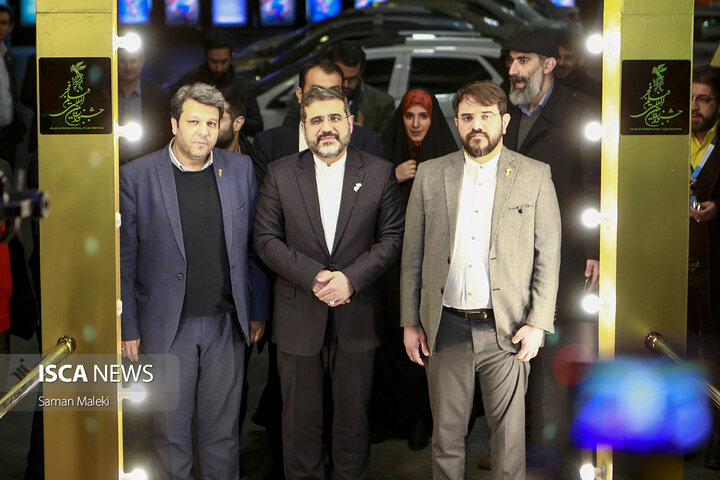 حضور وزرای فرهنگ و ارشاد اسلامی و نفت در جشنواره فیلم فجر