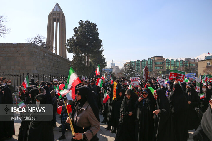 اجتماع بزرگ مردمی 22 بهمن در همدان