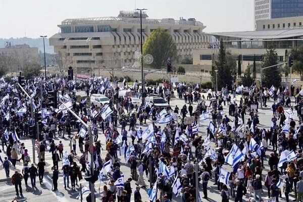 ادامه تظاهرات علیه نتانیاهو در اسرائیل