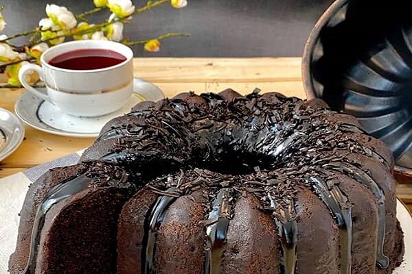 آموزش شیرینی‌پزی / طرز تهیه کیک دابل چاکلت حرفه‌ای