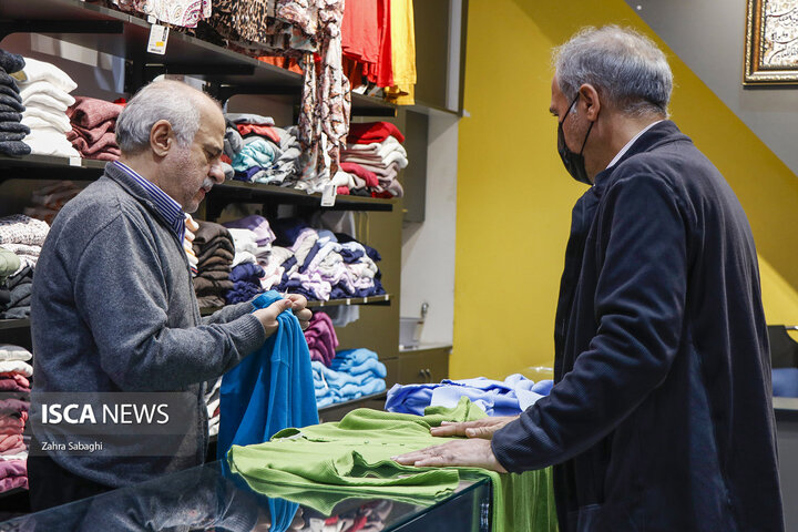 شلوغی بازار تهران در واپسین روزهای سال