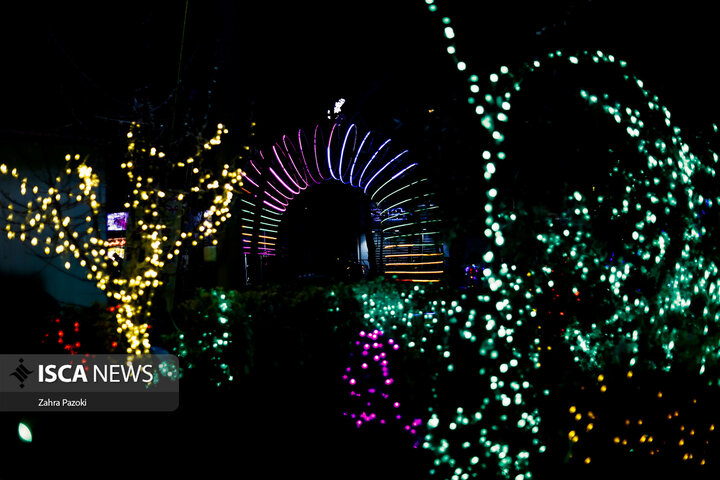 جشن نور در پارک ملت تهران