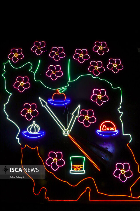 جشن نور در پارک ملت تهران