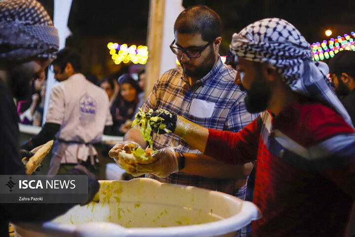 ضیافت افطاری فلسطینی