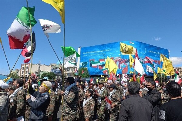  حضور پرشور مردم در روز جهانی قدس در سراسر ایران