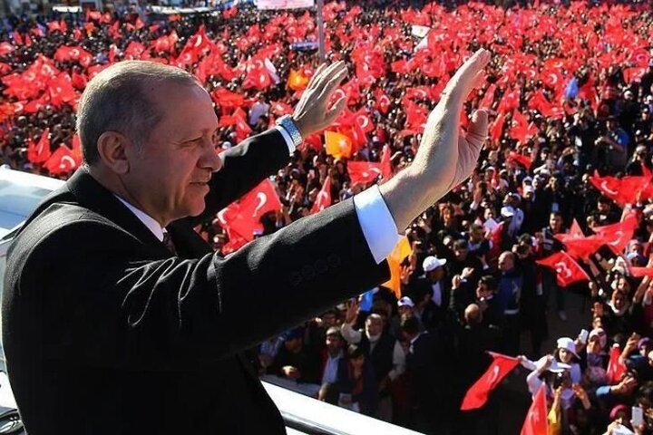 اردوغان: ملت ترکیه پنج سال دیگر هم ریاست جمهوری را به ما خواهند سپرد 