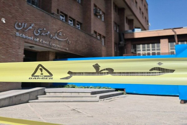 جزئیات آتش‌سوزی شبانه در دانشگاه شریف/ تردد در دانشکده عمران ممنوع است + فیلم