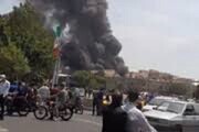 آتش‌سوزی در چهارراه مولوی + فیلم