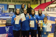 تیم تنیس روی میز دختران دانشگاه آزاد کرمانشاه نایب قهرمان کشور شد