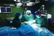 جراحی نادر در بیمارستان نمازی /عمل جنین دارای نارسایی قلبی در رحم مادر