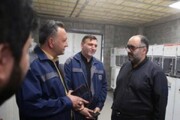 بازدید مجتبی حمیدیان از پروژه‌های توسعه ای سنگ آهن مرکزی ایران / بهره برداری آزمایشی نیروگاه ۲۵ مگاواتی آغاز شد