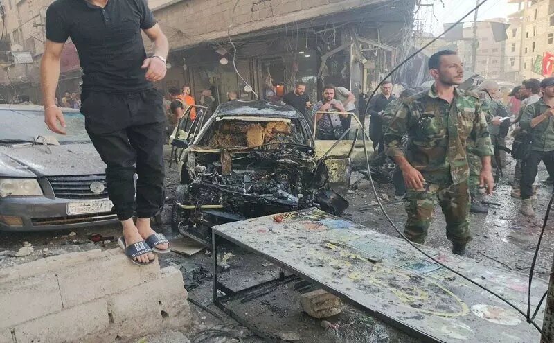 یک شهید و ۳ زخمی در ۲ انفجار منطقه سیده زینب دمشق + تصاویر