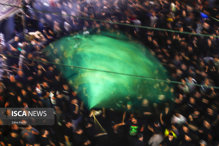 آیین مشعل گردانی های نجفی های مقیم تهران