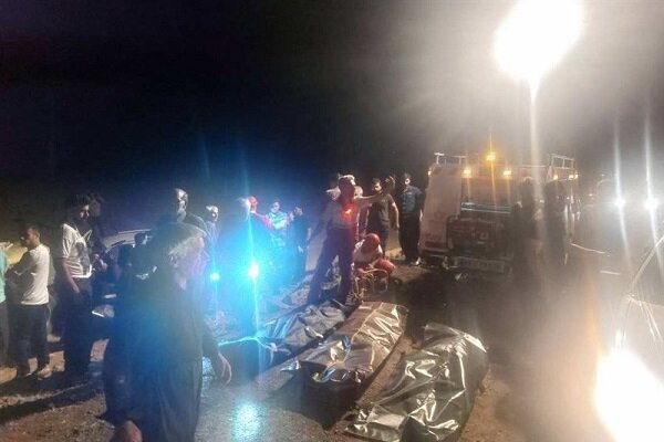 ۳ کشته و ۴ مجروح در تصادف محور ساوه _ تهران