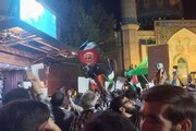 اجتماع مردم تهران در حمایت از پیروزی مردم فلسطین
